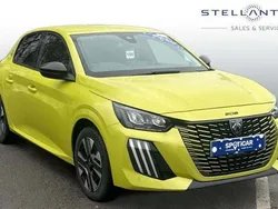 Yellow Used 2024 Peugeot e-208 Style Hatchback | £20,700 (Expensive)