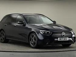 Nautical blue Used 2022 Mercedes E300 AMG line Estate | £29,000 (Good price)