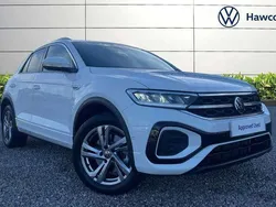 White Used 2024 VW T-Roc R-line SUV | £28,995 (A bit pricey)