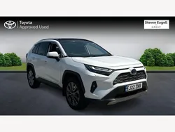 White Used 2022 Toyota RAV4 Hybrid SUV | £30,939 (A bit pricey)