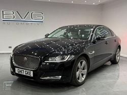 Black Used 2017 Jaguar XF Portfolio Sedan | £8,994 (Fair price)