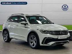 White Used 2023 VW Tiguan R-line SUV | £29,787 (Fair price)