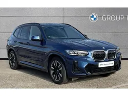 Blue Used 2022 BMW iX3 M Sport SUV | £29,495 (Fair price)