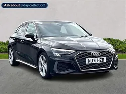 Black Used 2021 Audi A3 S-Line Hatchback | £22,529 (Fair price)