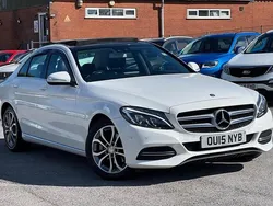 White Used 2015 Mercedes C220 Sedan | £8,850 (Fair price)