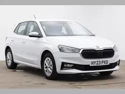 Moon white metallic Used 2023 Skoda Fabia Comfort Hatchback | £13,495 (Good price)