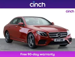 Red Used 2017 Mercedes E220 AMG Line Premium Sedan | £17,649 (A bit pricey)
