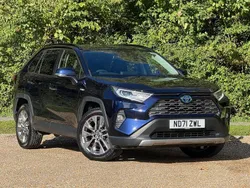 Obsidian blue Used 2022 Toyota RAV4 Hybrid SUV | £28,995 (Fair price)