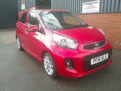 Red Used 2016 Kia Picanto 4 Hatchback | £7,795