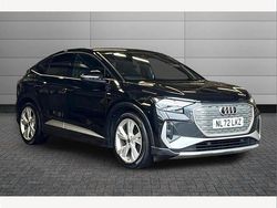 Black Used 2022 Audi Q4 Sportback e-tron S-Line SUV | £26,450