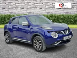 Blue Used 2014 Nissan Juke Tekna SUV | £3,795 (Fair price)
