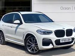 White Used 2019 BMW X3 M Sport SUV | £29,900 (Fair price)