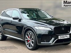 Metallic santorini black Used 2018 Jaguar F-Pace SVR SUV | £32,533 (Good price)