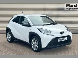 White Used 2024 Toyota Aygo PURE Hatchback | £12,817 (Fair price)