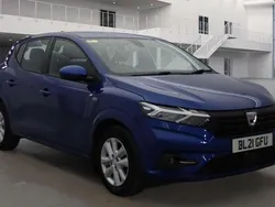 Blue Used 2021 Dacia Sandero Comfort Hatchback | £8,900 (Fair price)