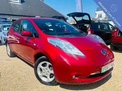 Red Used 2017 Nissan Leaf Acenta Hatchback | £5,495