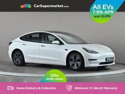 White Used 2021 Tesla Model 3 Long Range Sedan | £18,497 (Fair price)