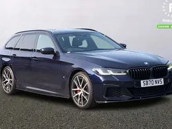 Blue Used 2020 BMW 520 M Sport Estate | £23,599 (Fair price)