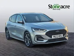 Silver Used 2023 Ford Focus ST-Line Hatchback | £18,290 (Expensive)