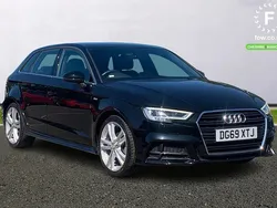 Black Used 2019 Audi A3 S-Line Hatchback | £16,799 (Fair price)