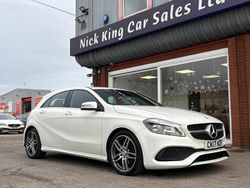 Cirrus white Used 2017 Mercedes A180 AMG line Hatchback | £10,475 (Good price)