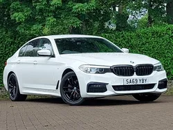 White Used 2019 BMW 520 M Sport Sedan | £18,998 (Fair price)