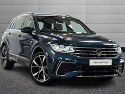Blue Used 2022 VW Tiguan R-line SUV | £29,250 (Fair price)