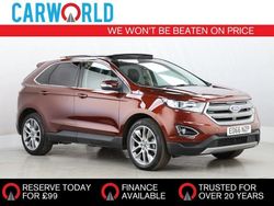 Red Used 2016 Ford Edge Titanium SUV | £11,400 (Fair price)