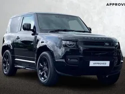 Santorini black Used 2024 Land Rover Defender HSE Dynamic SUV | £64,750 (Fair price)