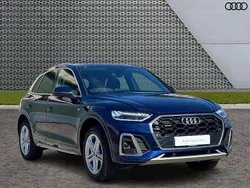 Blue Used 2022 Audi Q5 S-Line SUV | £31,295 (Fair price)