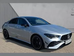 Silver Used 2024 Mercedes CLA35 AMG Premium Plus Coupe | £40,866