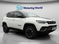 White/black Used 2023 Jeep Compass Trailhawk SUV | £15,400 (Fair price)