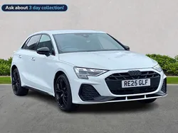 White Used 2025 Audi A3 e-tron Black Edition Hatchback | £36,944