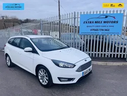 White Used 2015 Ford Focus Titanium Estate | £4,695 (Expensive)