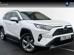 White Used 2020 Toyota RAV4 Hybrid SUV | £27,999 (Expensive)