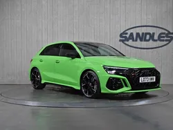 Green Used 2023 Audi RS3 Hatchback | £55,999 (A bit pricey)
