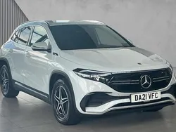 White Used 2021 Mercedes EQA250 AMG line SUV | £21,459 (Fair price)