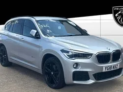 Silver Used 2018 BMW X1 M Sport SUV | £16,396 (Fair price)