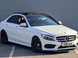 White Used 2014 Mercedes C250 AMG Line Premium Sedan | £11,975 (A bit pricey)
