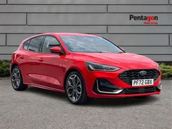 Red Used 2023 Ford Focus ST-Line Hatchback | £17,450 (Fair price)
