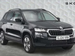 Black magic pearl effect Used 2024 Skoda Karoq SE Drive SUV | £24,000 (Fair price)