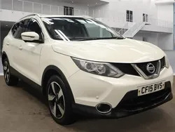 White Used 2015 Nissan Qashqai N-TEC SUV | £6,350 (Fair price)