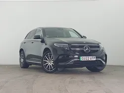 Black Used 2022 Mercedes EQC400 AMG line SUV | £27,298 (Good price)