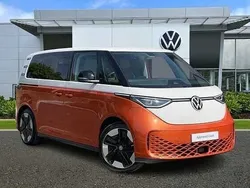 Candy white / energetic orange Used 2023 VW ID. Buzz Pro Van | £38,995 (Fair price)