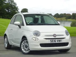 White Used 2016 Fiat 500 Pop Star Hatchback | £5,995 (Fair price)