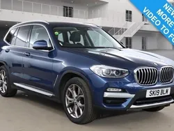 Blue Used 2019 BMW X3 xLine SUV | £17,995 (Fair price)