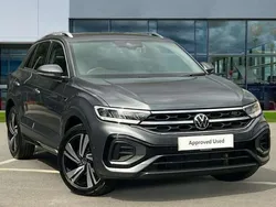 Indium grey metallic Used 2024 VW T-Roc R-line SUV | £28,549 (Fair price)
