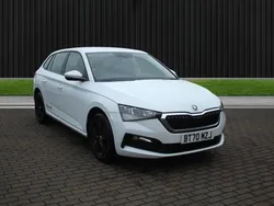 White Used 2021 Skoda Scala SE Hatchback | £8,985 (Fair price)