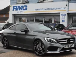 Grey Used 2018 Mercedes C300 AMG line Coupe | £13,950 (Fair price)