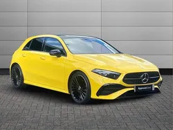 Yellow Used 2023 Mercedes A200 Exclusive Hatchback | £28,795 (Expensive)